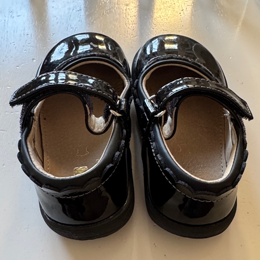 See Kai RunClassic Black Kids Mary Jane Shoes - Picture 5 of 6